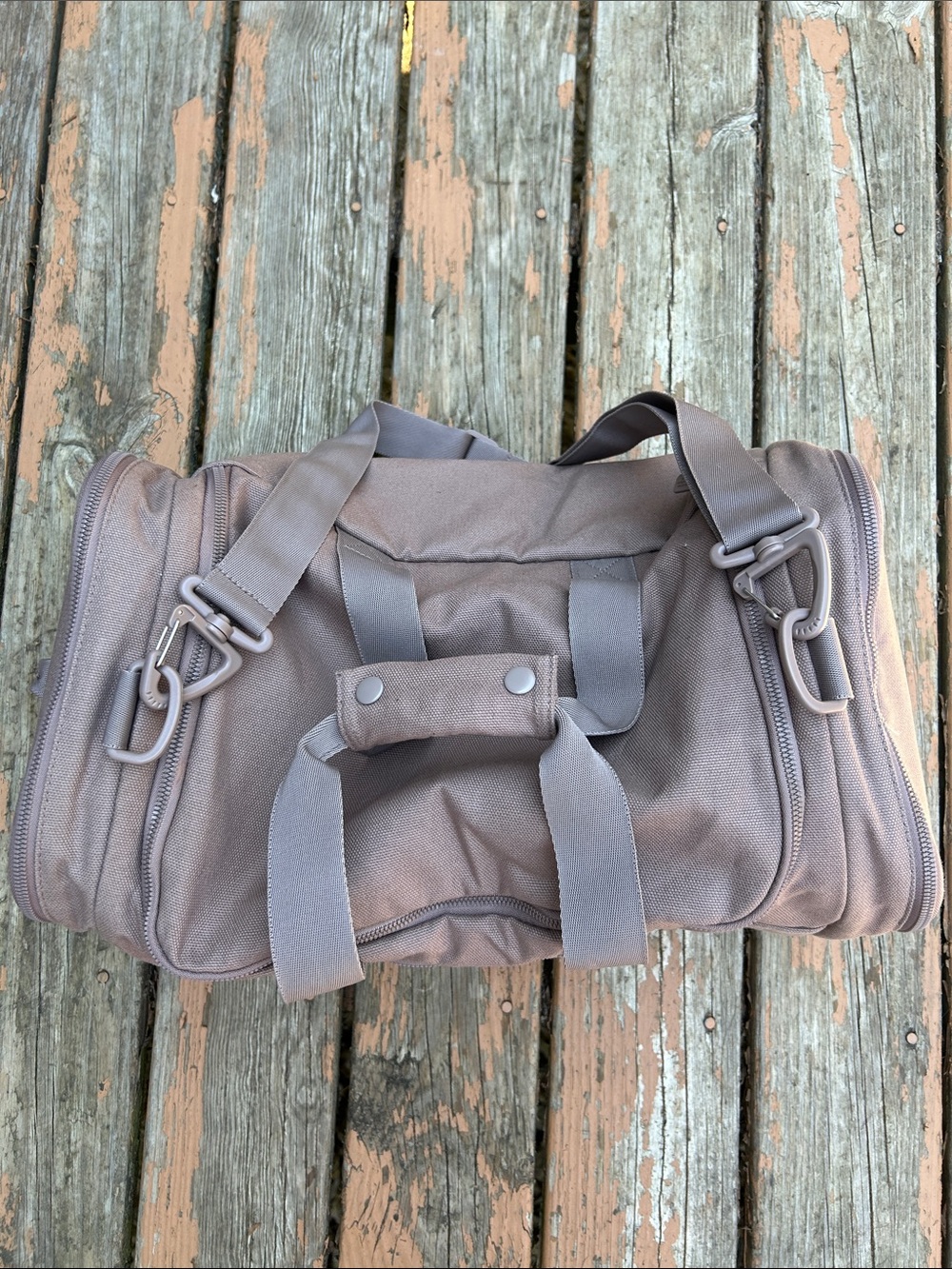 adidas Mauve Travel Duffel Bag with Striped Detail - Picture 2 of 3